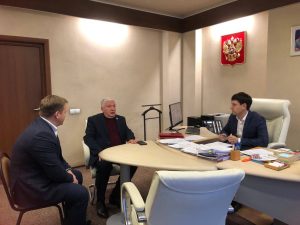 Подробнее о статье Встретился с министром спорта Тамбовской области Павлом Михайловичем Грицковым